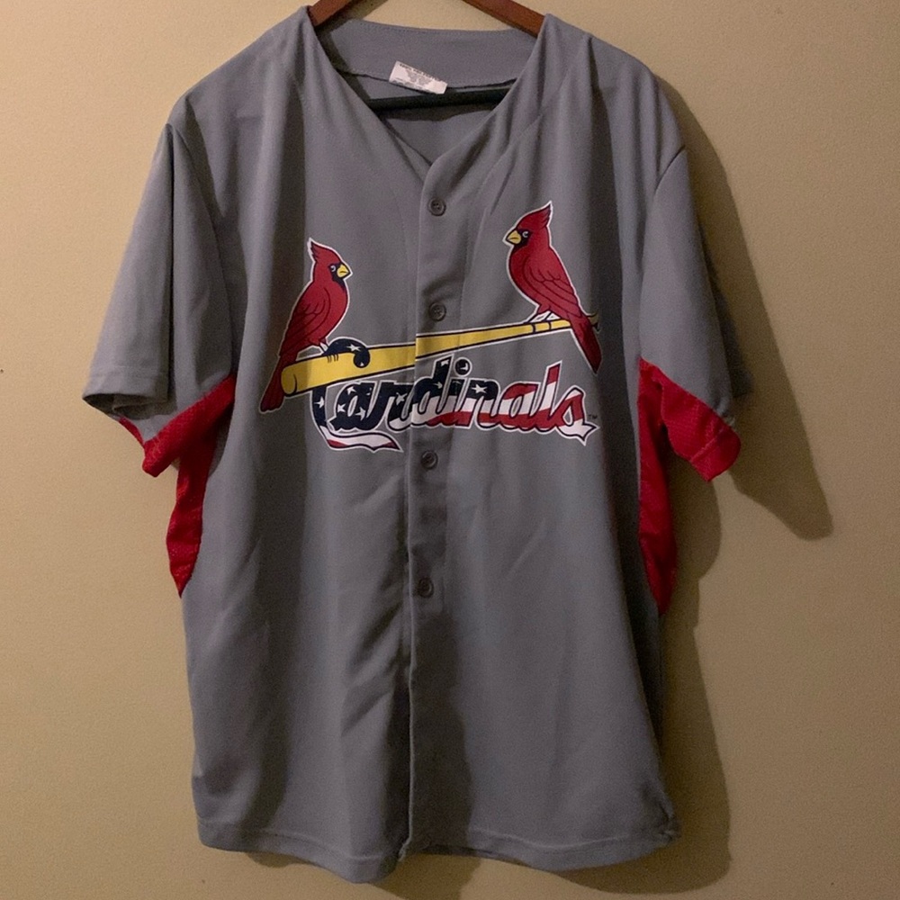 Jersey St. Louis Cardinals baseball promotional item red white blue logo XL